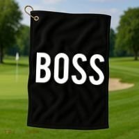Boss T Cool New CEO Business Owner Money Gift Tee Golf Towel thumb 1