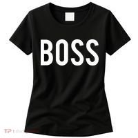 Boss T Cool New CEO Business Owner Money Gift Tee Women's T-Shirt thumb 0