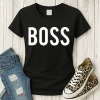 Boss T Cool New CEO Business Owner Money Gift Tee Women's T-Shirt thumb 3