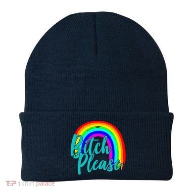 B*tch Please Rainbow Beanie