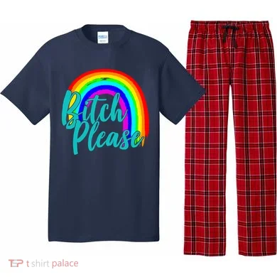 B*tch Please Rainbow Pajama Set