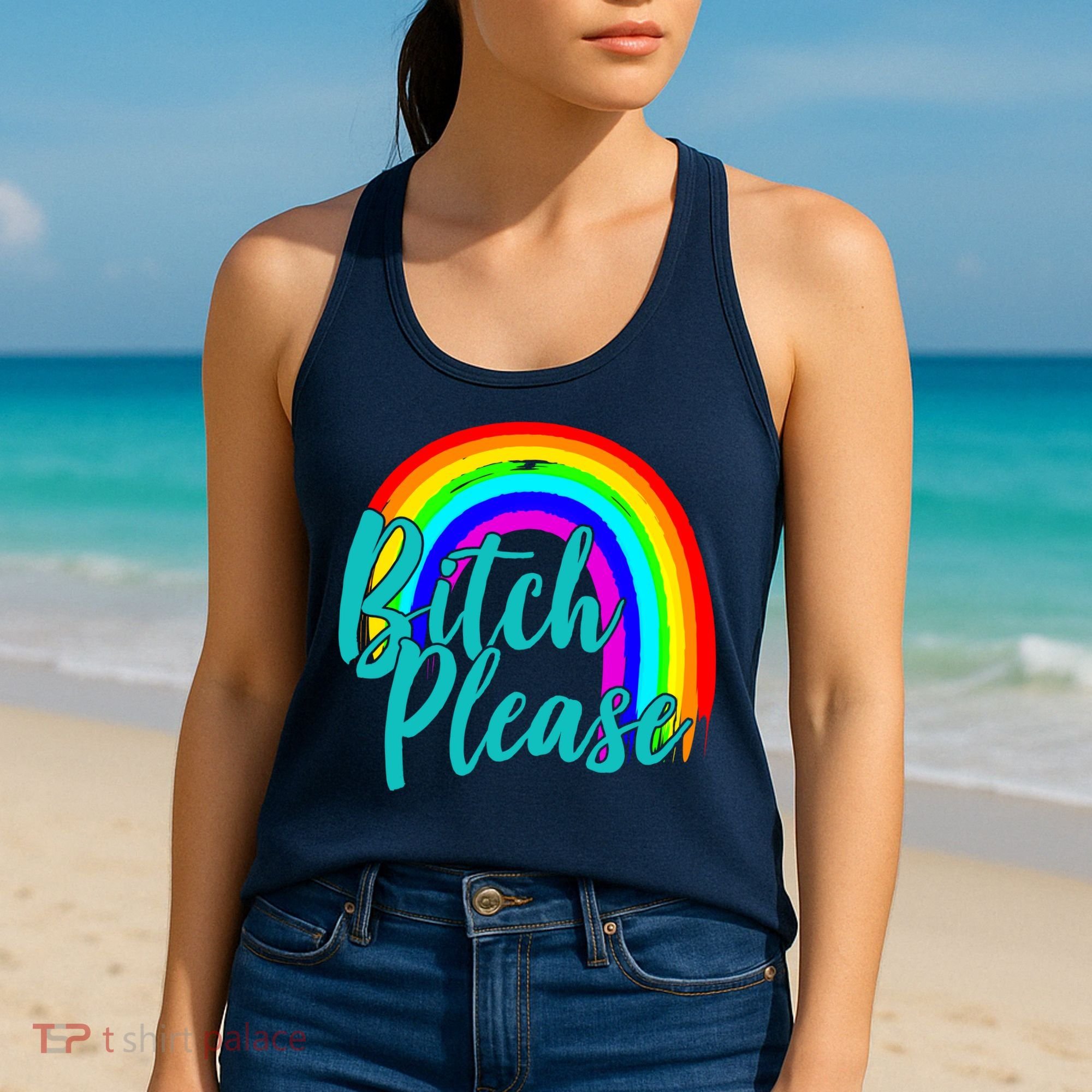 B*tch Please Rainbow Women's Tank Top