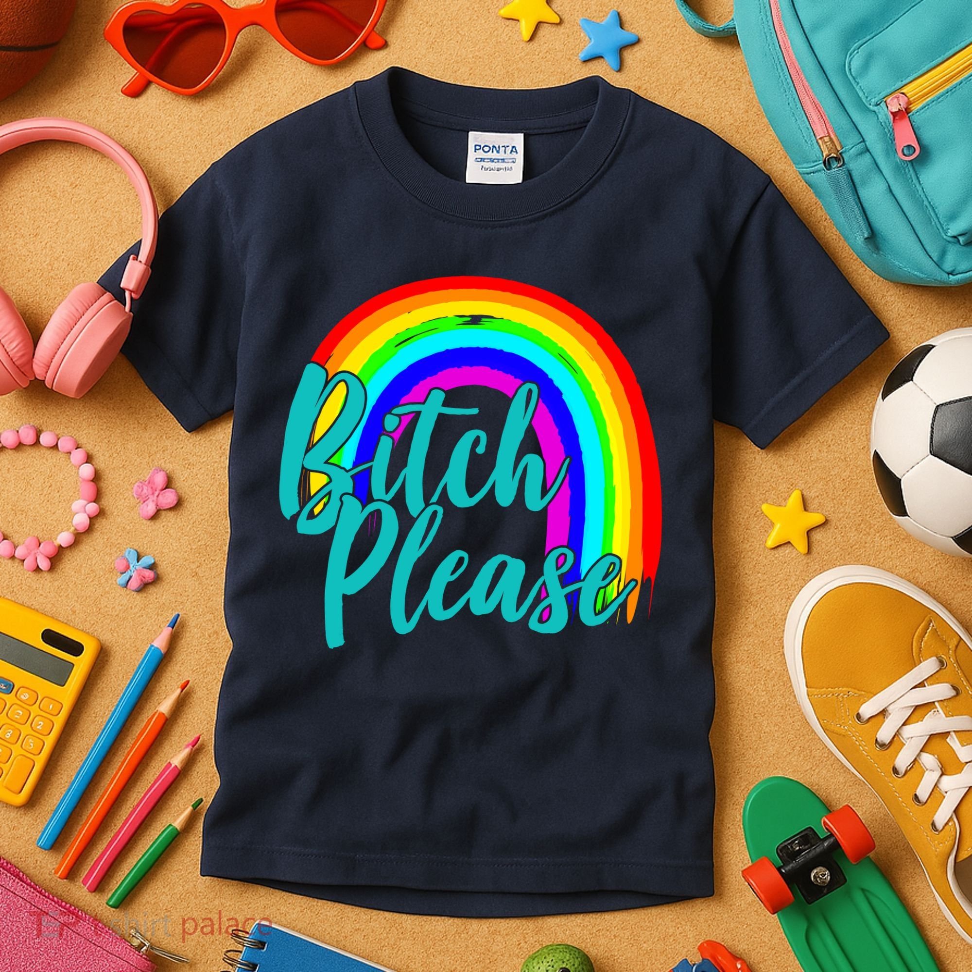B*tch Please Rainbow Kids T-Shirt