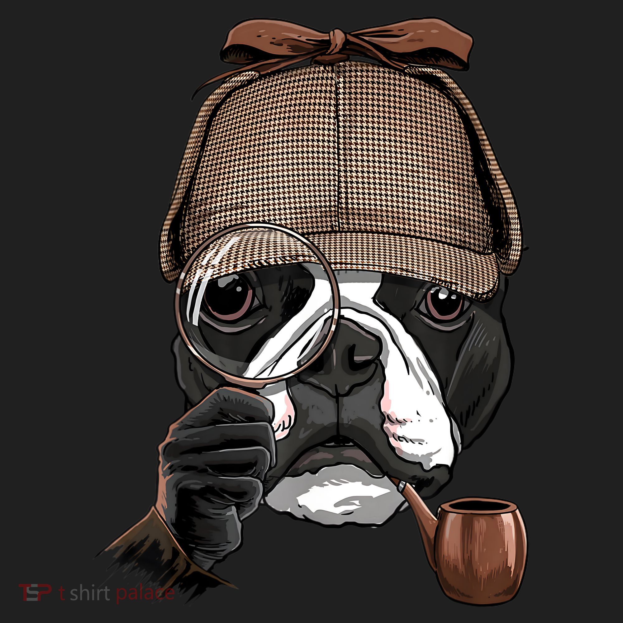 Boston Terrier Detective Boston Terrier Dog Lover Women's Sweatshirt