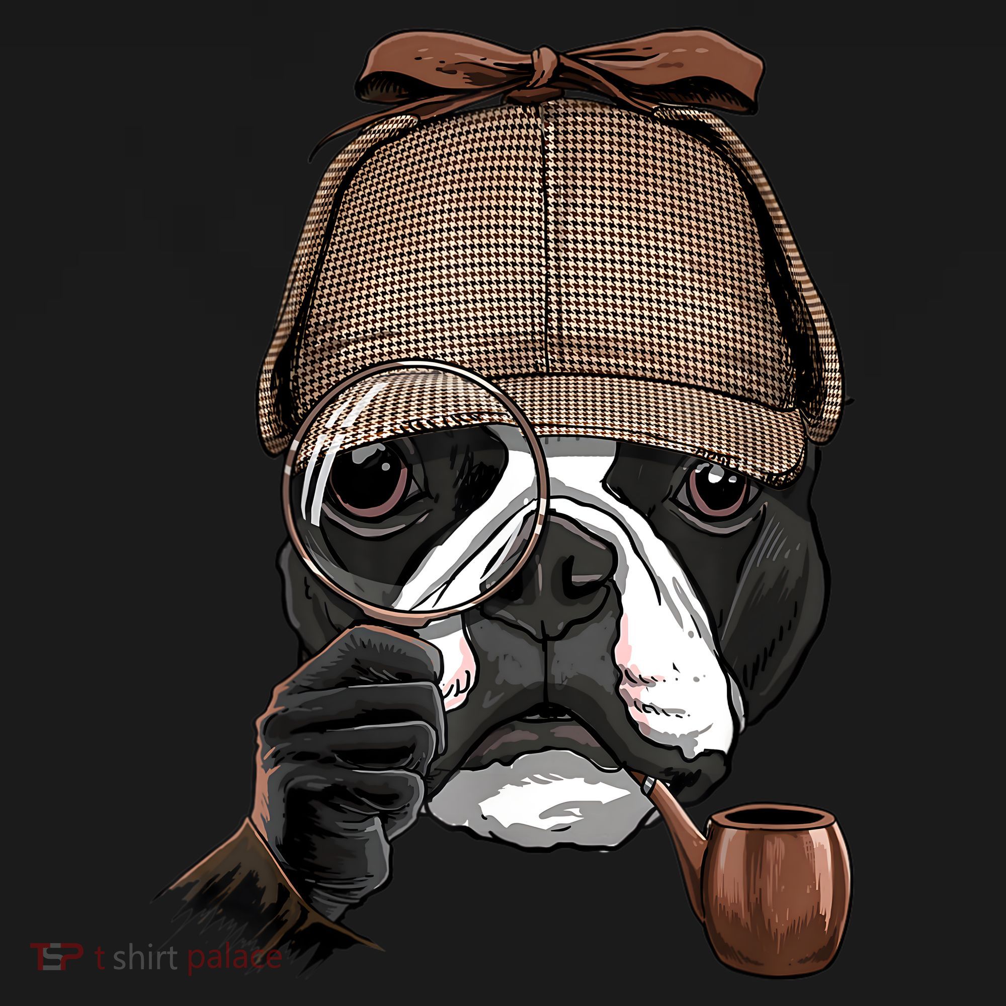 Boston Terrier Detective Boston Terrier Dog Lover Coaster