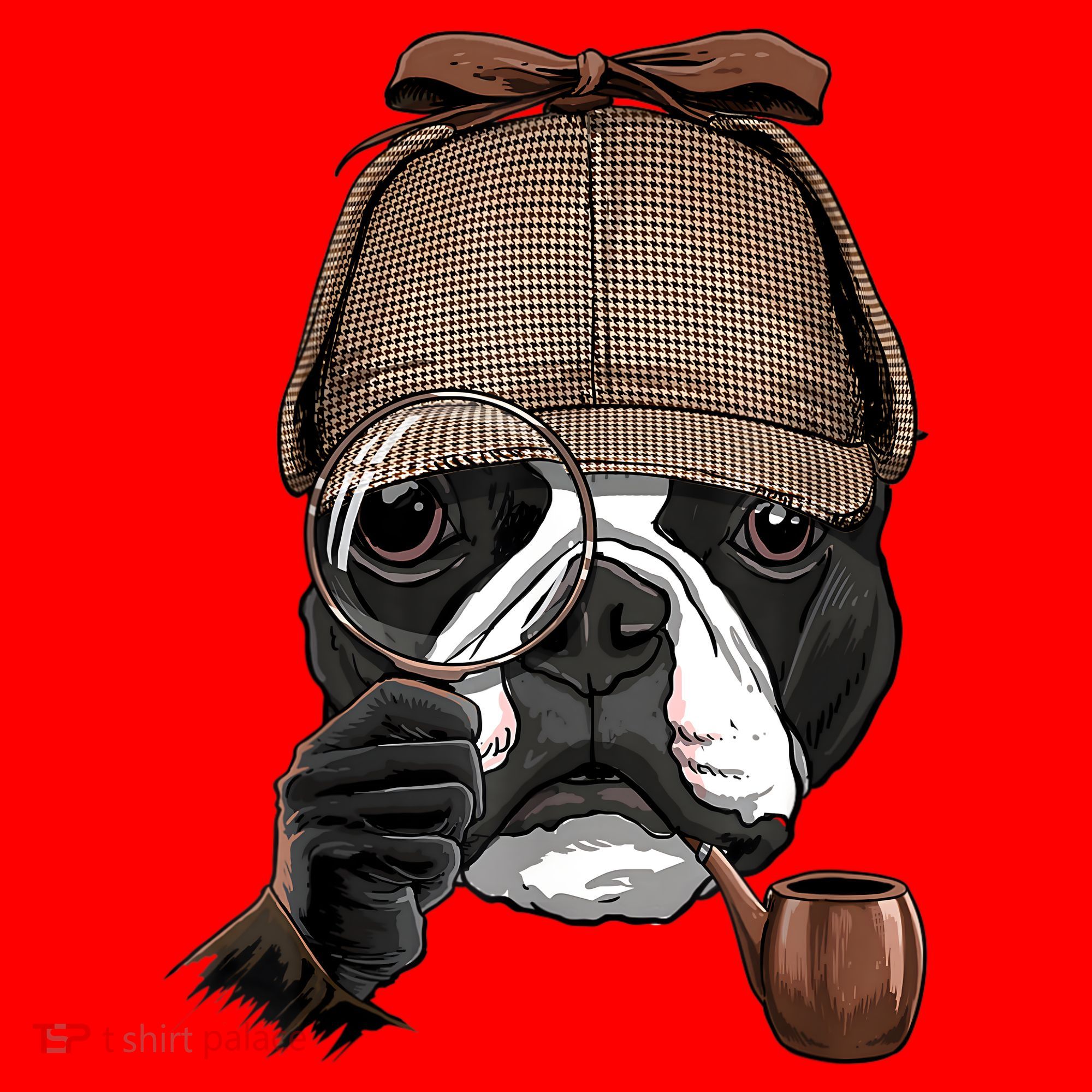 Boston Terrier Detective Boston Terrier Dog Lover Santa Hat