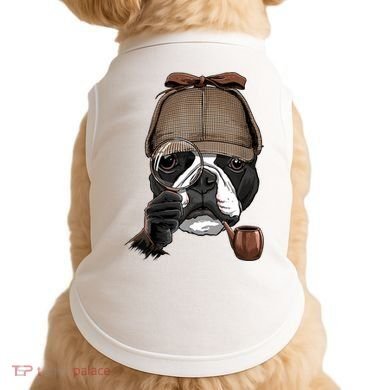 Boston Terrier Detective Boston Terrier Dog Lover Doggie Tank