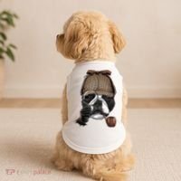 Boston Terrier Detective Boston Terrier Dog Lover Doggie Tank thumb 2