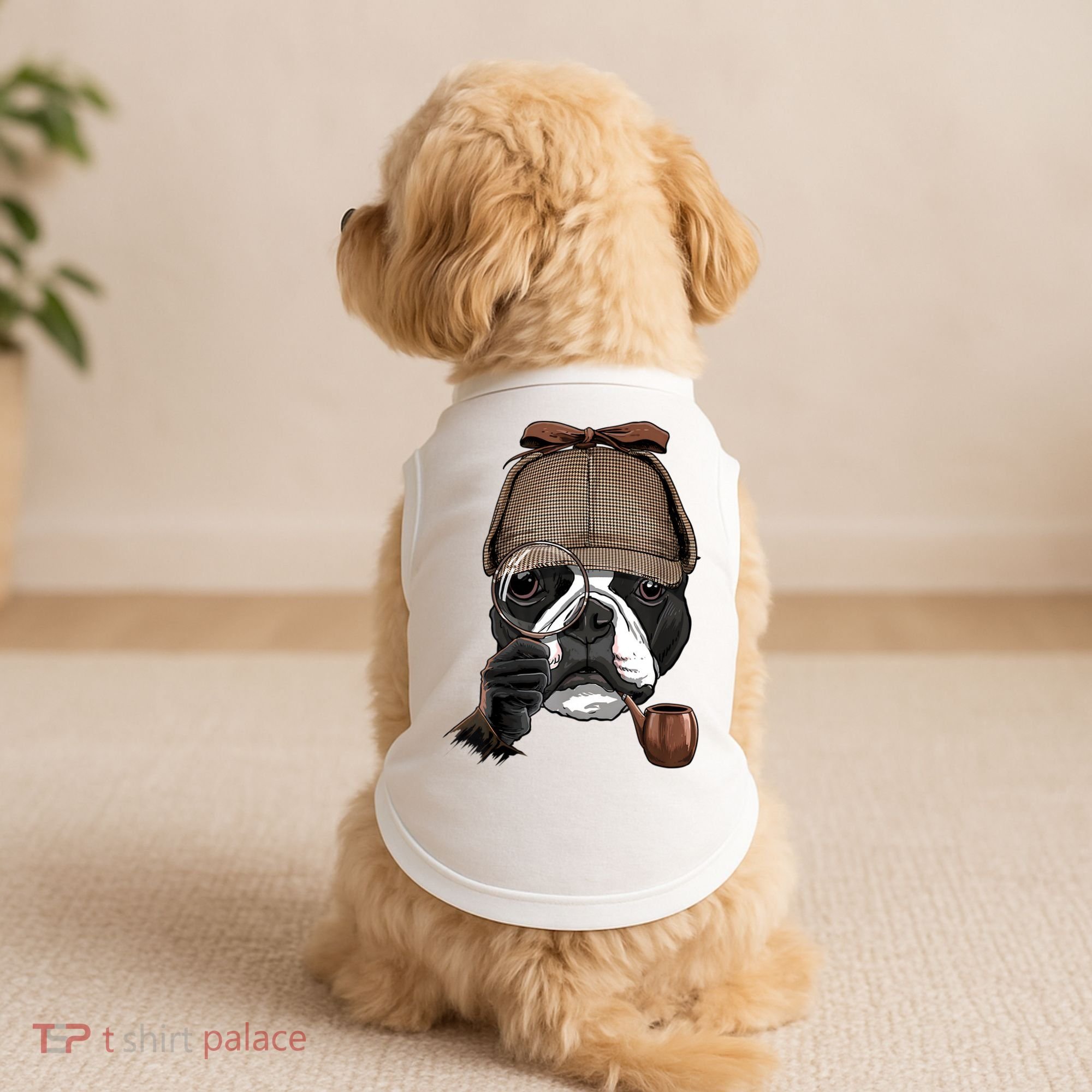 Boston Terrier Detective Boston Terrier Dog Lover Doggie Tank