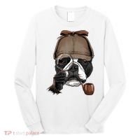 Boston Terrier Detective Boston Terrier Dog Lover Long Sleeve Shirt thumb 0