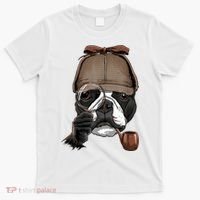 Boston Terrier Detective Boston Terrier Dog Lover T-Shirt thumb 0