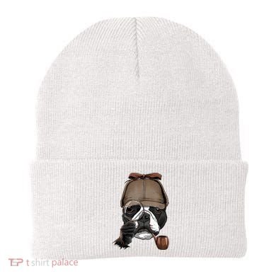 Boston Terrier Detective Boston Terrier Dog Lover Beanie