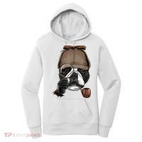 Boston Terrier Detective Boston Terrier Dog Lover Women's Hoodie thumb 0