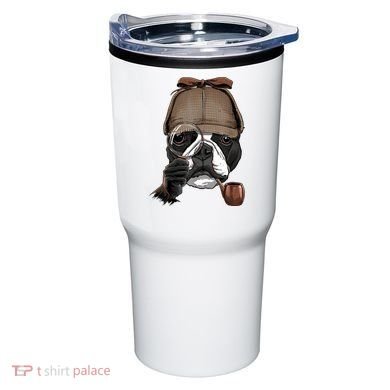 Boston Terrier Detective Boston Terrier Dog Lover Tumbler