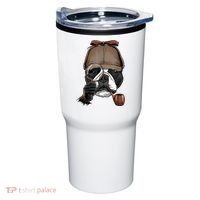 Boston Terrier Detective Boston Terrier Dog Lover Tumbler thumb 0