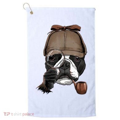 Boston Terrier Detective Boston Terrier Dog Lover Golf Towel