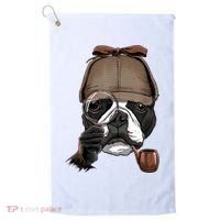 Boston Terrier Detective Boston Terrier Dog Lover Golf Towel thumb 0