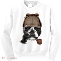 Boston Terrier Detective Boston Terrier Dog Lover Kids Sweatshirt thumb 0