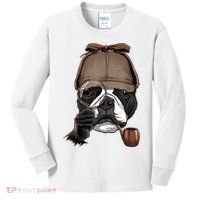 Boston Terrier Detective Boston Terrier Dog Lover Kids Long Sleeve Shirt thumb 0