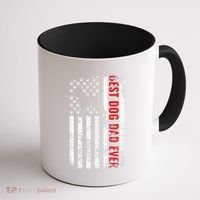 Boston Terrier Dad Dog Dad FatherS Day American Dog Dad Coffee Mug thumb 1
