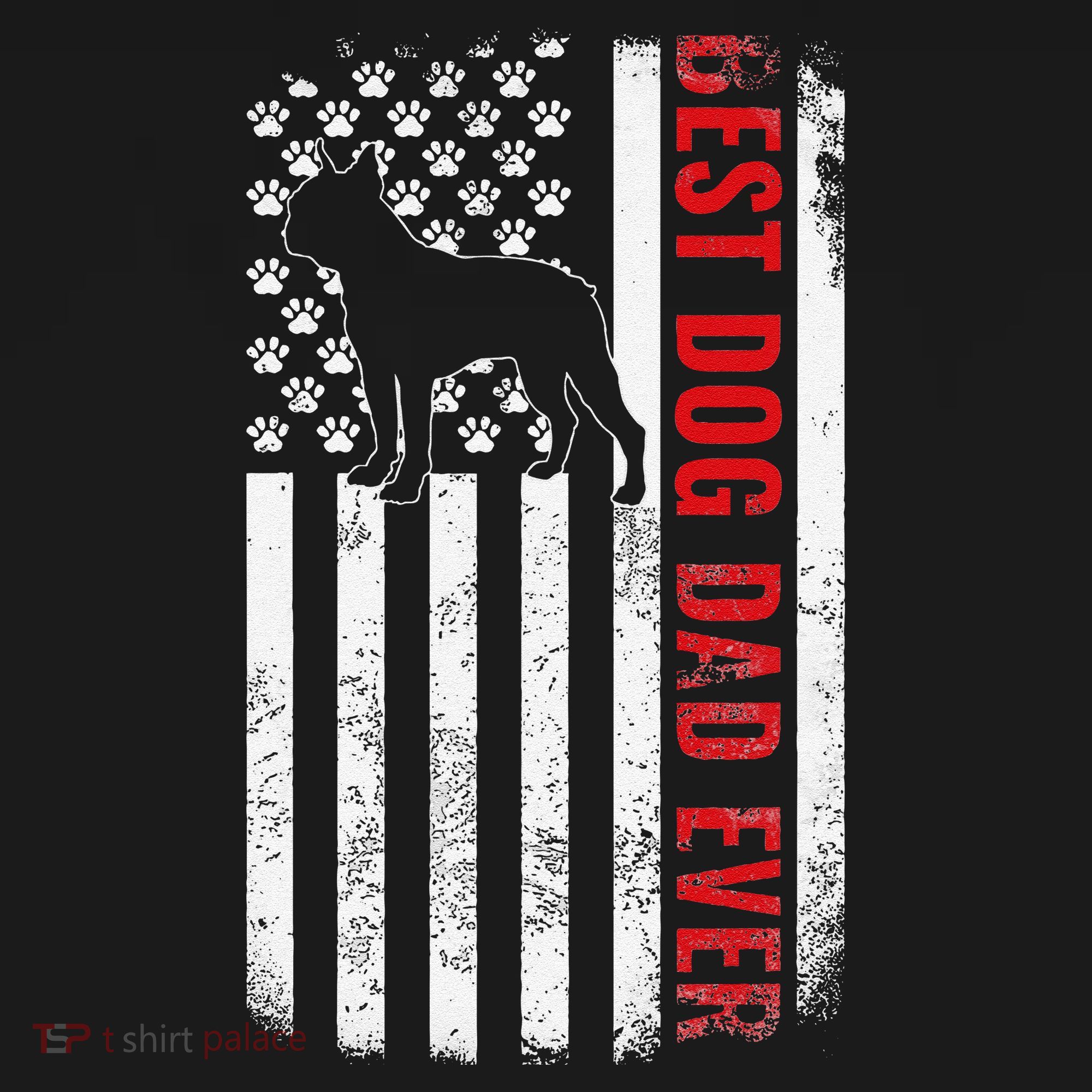 Boston Terrier Dad Dog Dad FatherS Day American Dog Dad Tank Top
