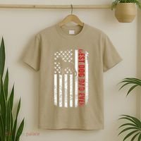 Boston Terrier Dad Dog Dad FatherS Day American Dog Dad T-Shirt thumb 2
