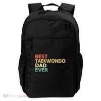 Best Taekwondo Dad Ever Martial Arts Tkd Gift Backpack thumb 0
