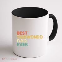 Best Taekwondo Dad Ever Martial Arts Tkd Gift Coffee Mug thumb 1