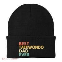 Best Taekwondo Dad Ever Martial Arts Tkd Gift Beanie thumb 0