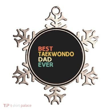 Best Taekwondo Dad Ever Martial Arts Tkd Gift Ornament