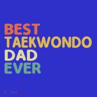 Best Taekwondo Dad Ever Martial Arts Tkd Gift Coaster thumb 2