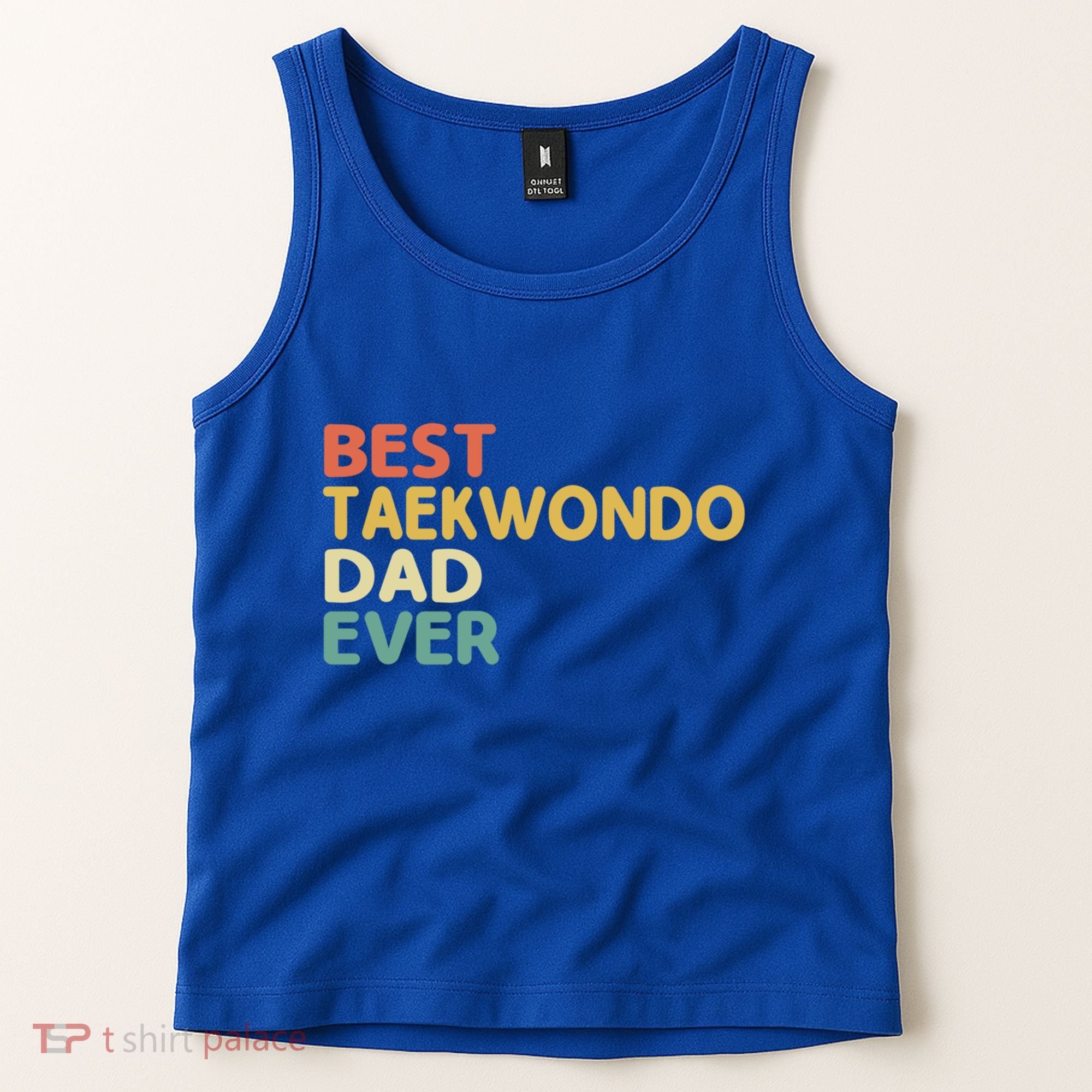Best Taekwondo Dad Ever Martial Arts Tkd Gift Tank Top