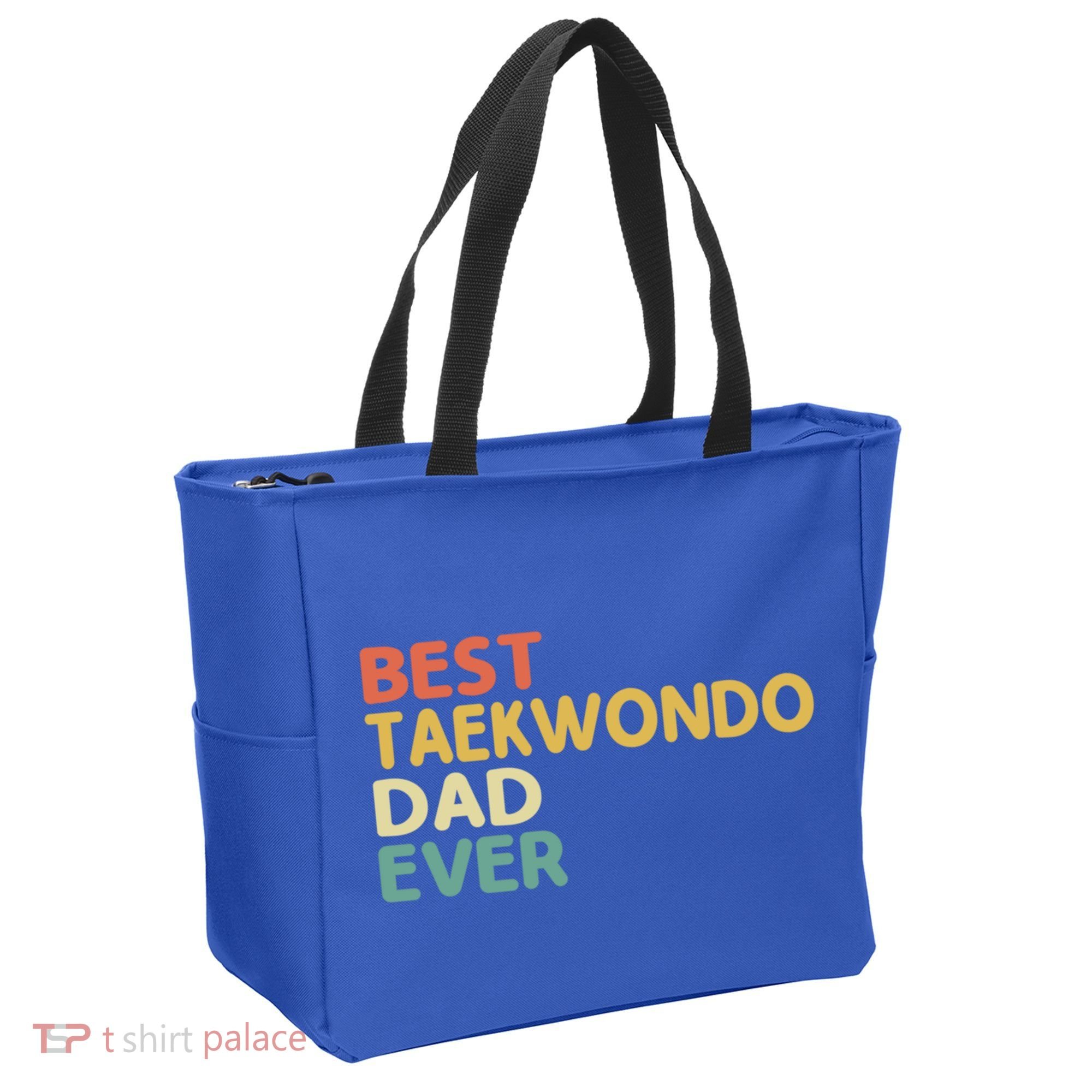 Best Taekwondo Dad Ever Martial Arts Tkd Gift Tote Bag