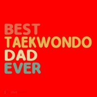 Best Taekwondo Dad Ever Martial Arts Tkd Gift Santa Hat thumb 1