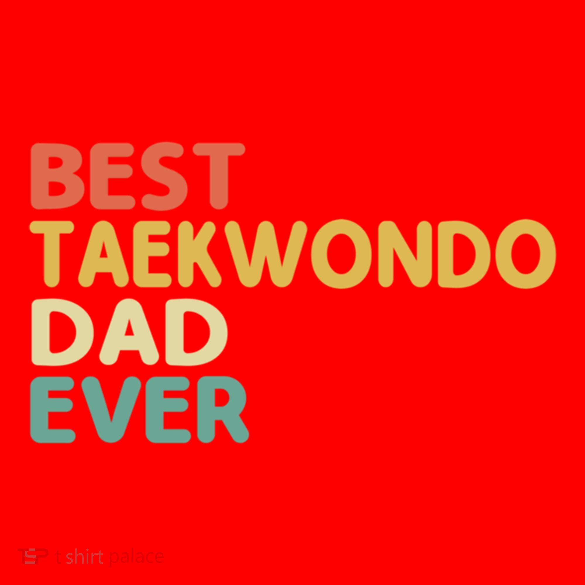Best Taekwondo Dad Ever Martial Arts Tkd Gift Santa Hat