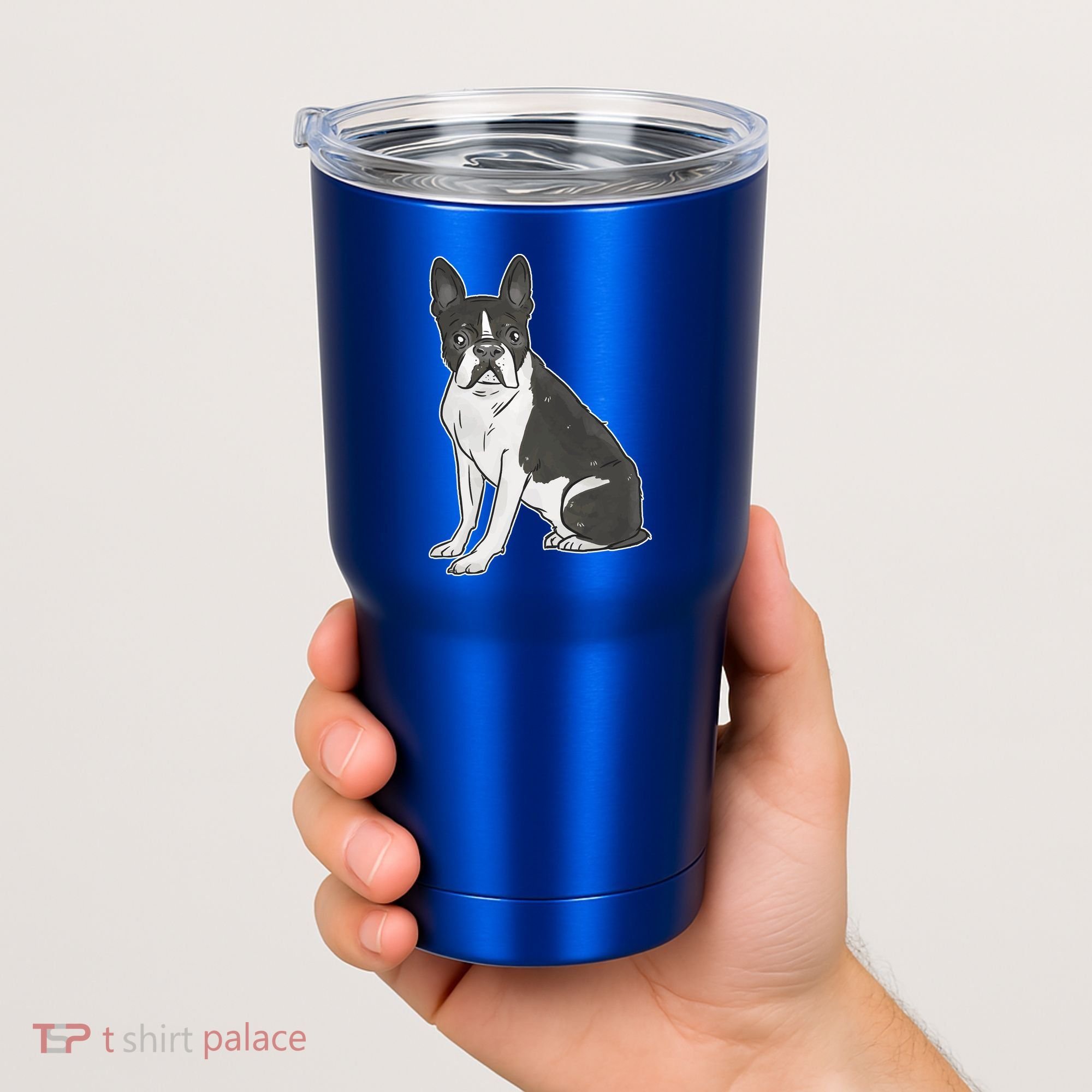 Boston Terrier Dog Tumbler