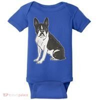 Boston Terrier Dog Baby Bodysuit thumb 0