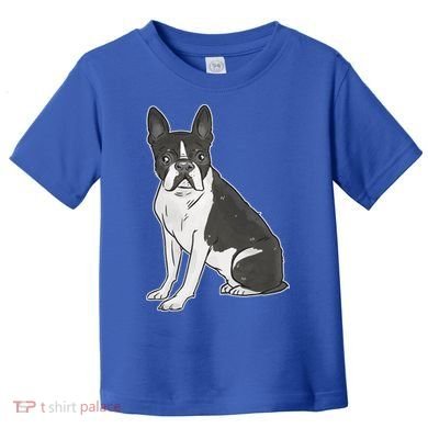 Boston Terrier Dog Toddler T-Shirt
