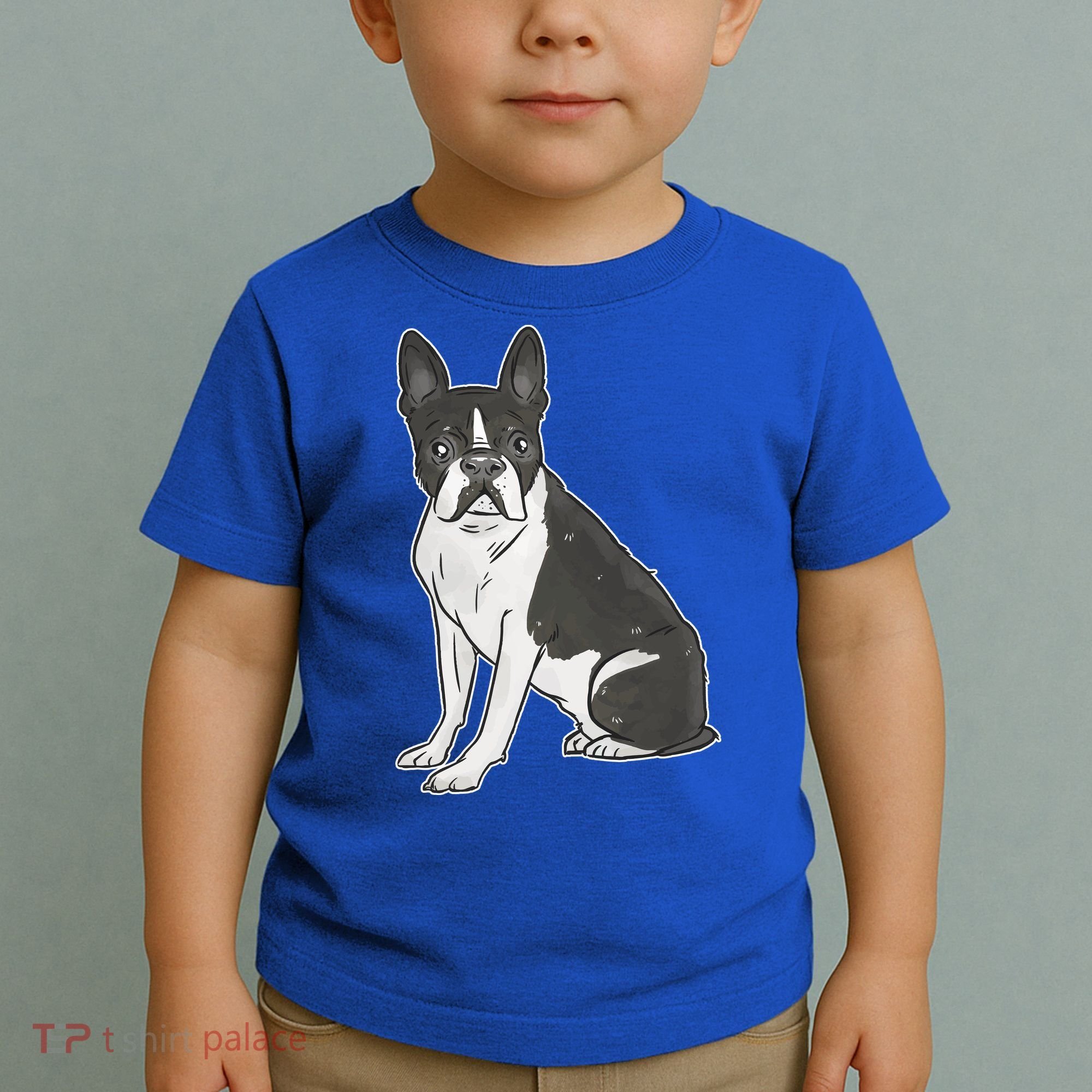 Boston Terrier Dog Toddler T-Shirt