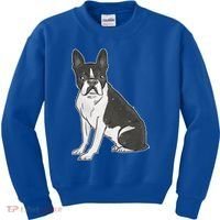 Boston Terrier Dog Kids Sweatshirt thumb 0