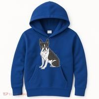Boston Terrier Dog Kids Hoodie thumb 0