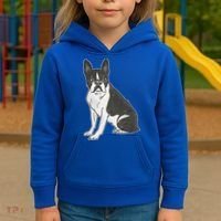 Boston Terrier Dog Kids Hoodie thumb 3