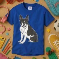 Boston Terrier Dog Kids T-Shirt thumb 3