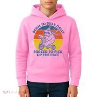 Born To Dilly Dally Forced To Pick Up The Pace Cute Kids Hoodie thumb 4