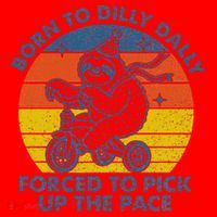 Born To Dilly Dally Forced To Pick Up The Pace Cute Santa Hat thumb 1