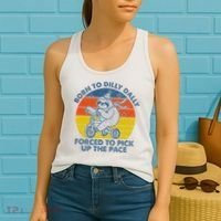 Born To Dilly Dally Forced To Pick Up The Pace Cute Women's Tank Top thumb 2