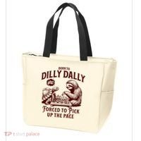 Born To Dilly Dally Forced To Pick Up The Pace Sloth Snail Tote Bag thumb 3