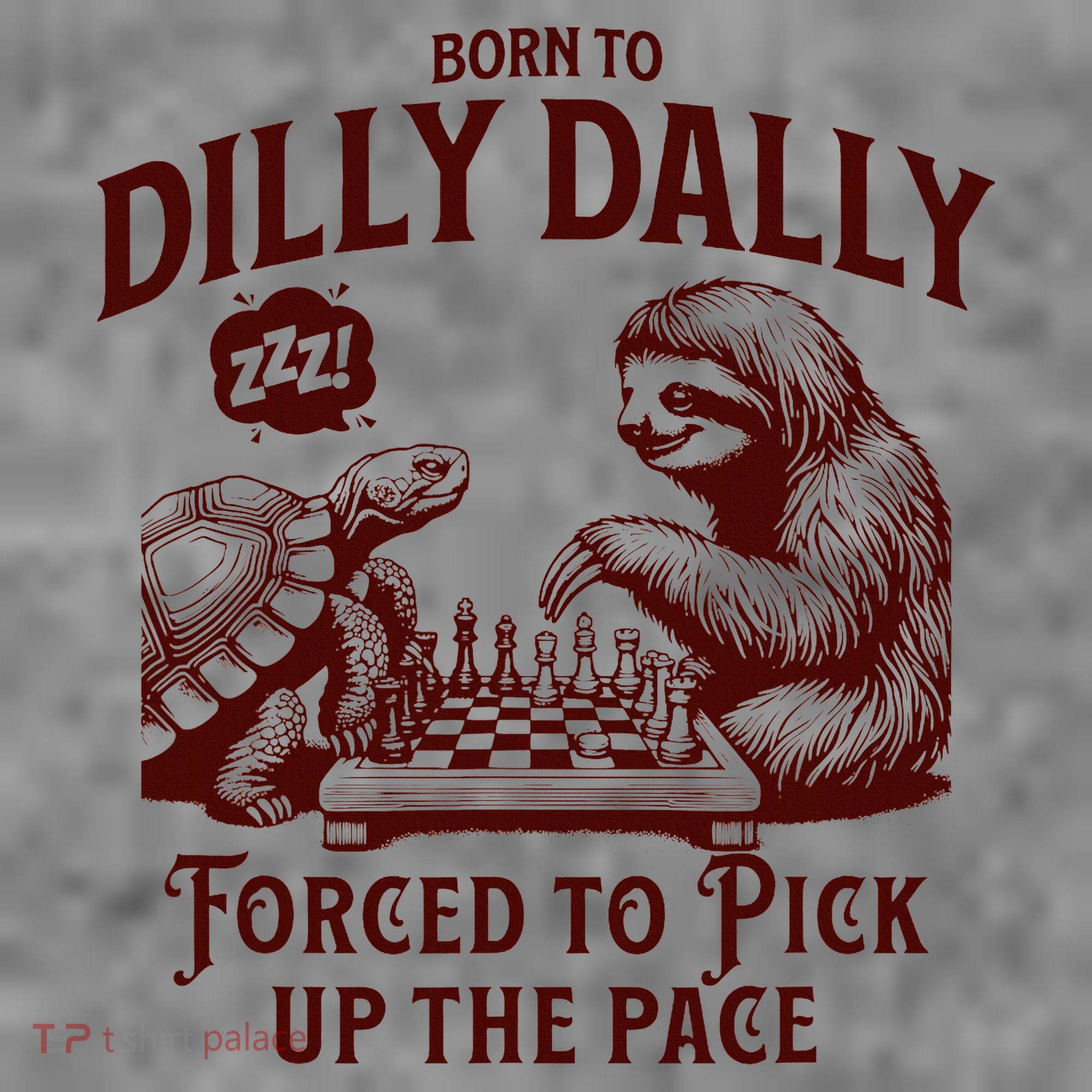 Born To Dilly Dally Forced To Pick Up The Pace Sloth Snail Toddler Hoodie