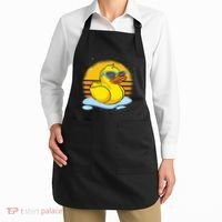 Bath Toy Duckie Cute Ducky Cool Sunglasses Retro Rubber Duck Apron thumb 2