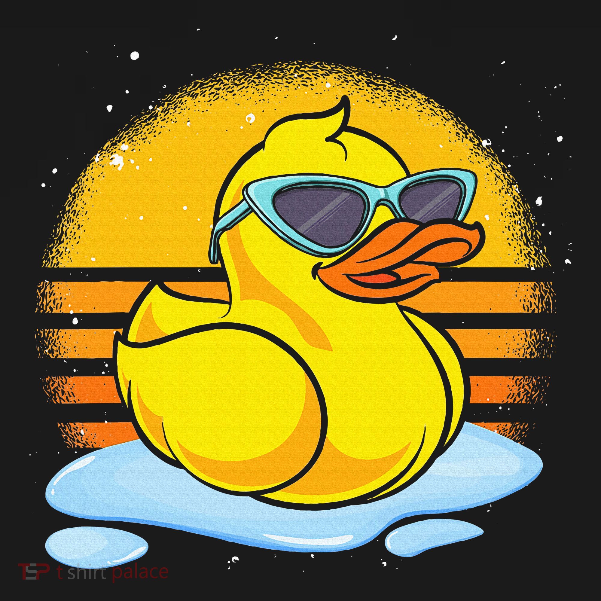 Bath Toy Duckie Cute Ducky Cool Sunglasses Retro Rubber Duck Sweatshirt